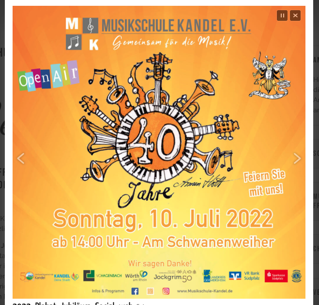 40 Jahre Musikschule Kandel