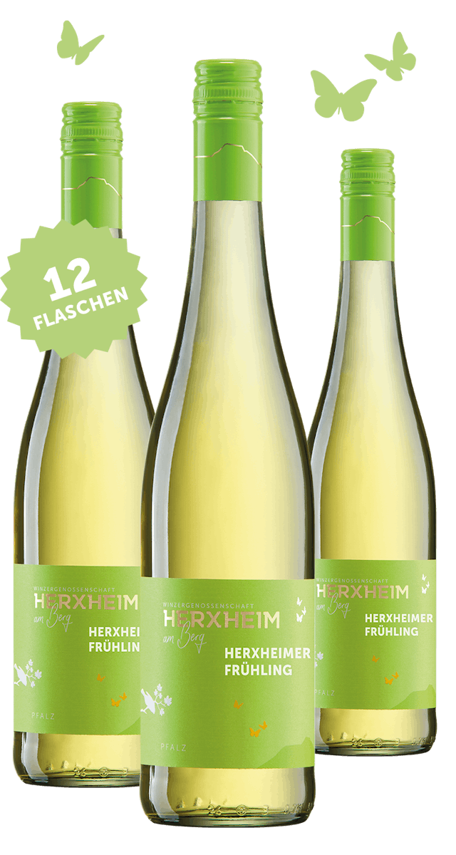 2019 Angebot: 12 Flaschen Herxheimer Frühling - Weissweincuvee trocken
