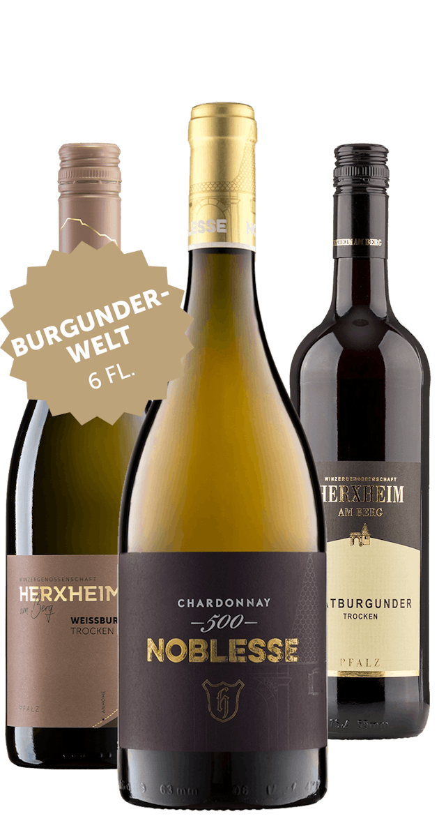 Angebot: 6 Flaschen Burgunderwelt
