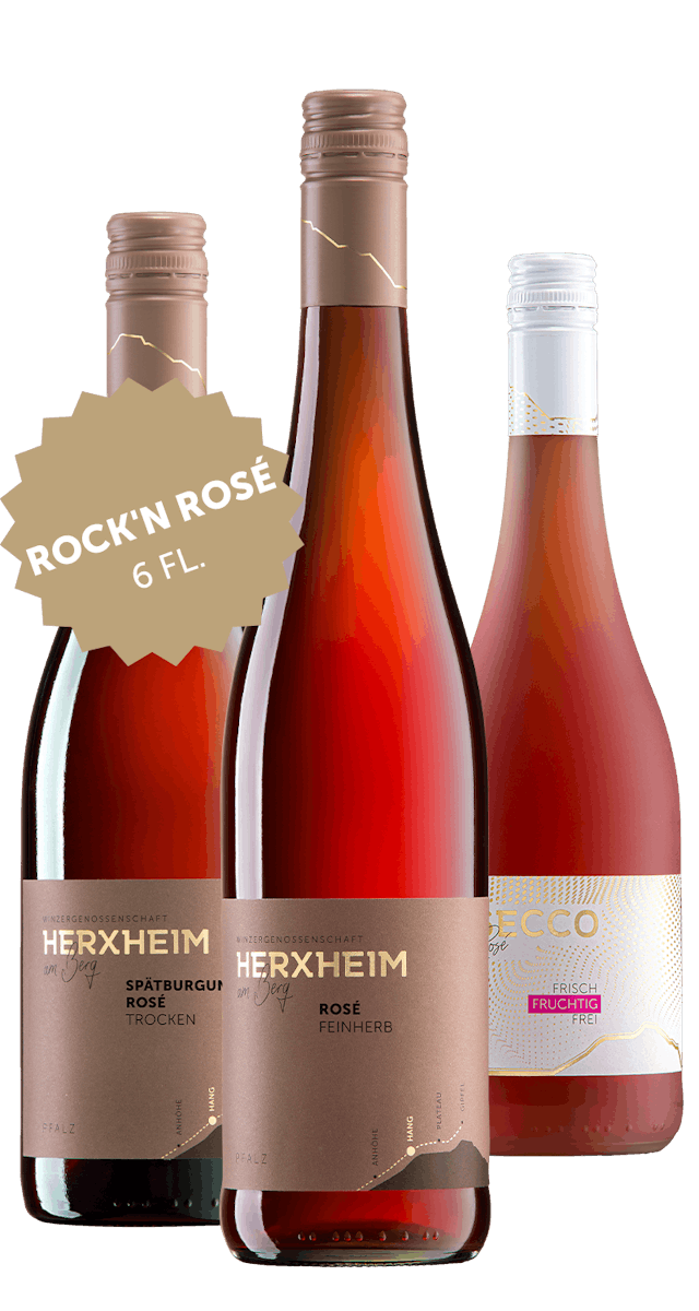 6 Flaschen Rock`n Rosé