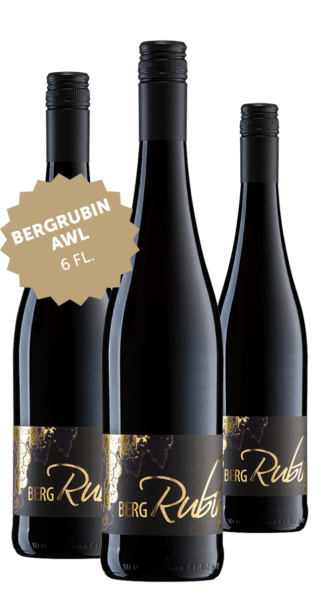 Angebot: 6 Flaschen Bergrubin Rotwein trocken