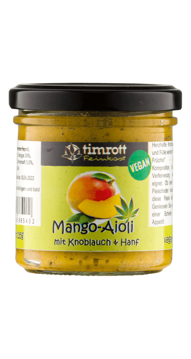 Aioli Mango mit Hanf I vegan