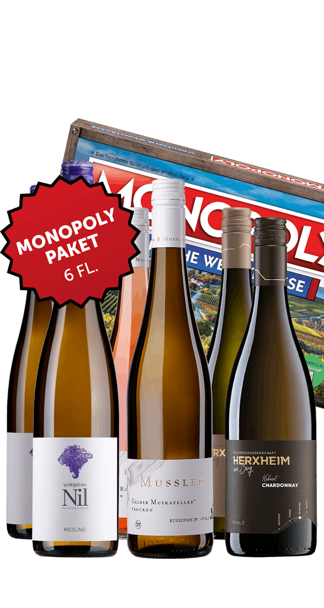 6 Weine & 1 Monopoly