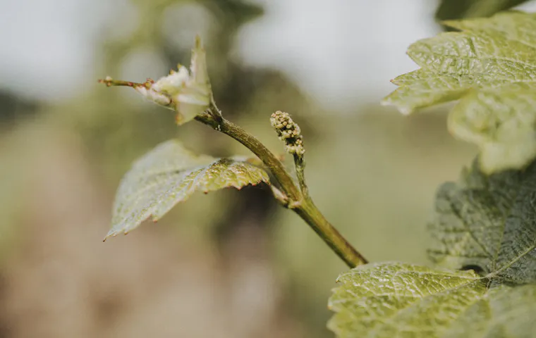 Nahaufnahme Weinreben