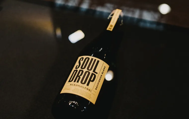 Ein Packshot einer Soul Drop Flasche